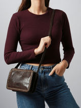 Cross Body Tas Leather Leder Biba Bruin leather RAL1L-vue-porte